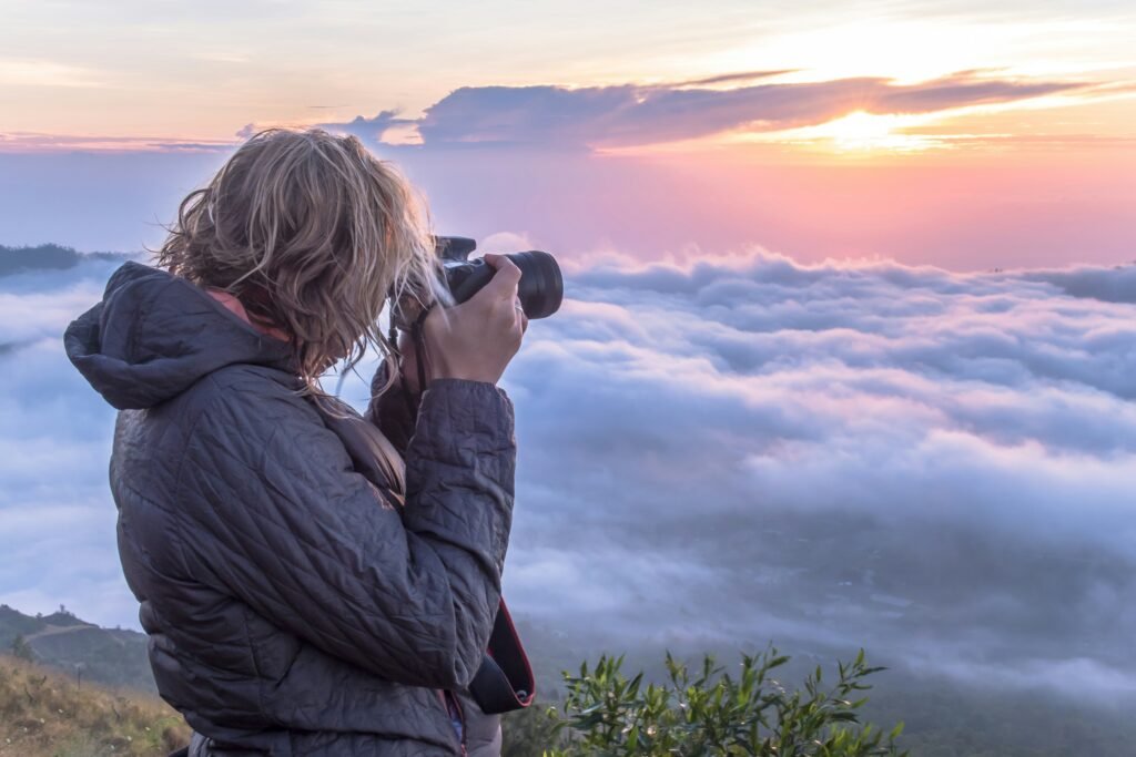 Photografer at Mount Batur — Mount Batur Sunrise Trekking
