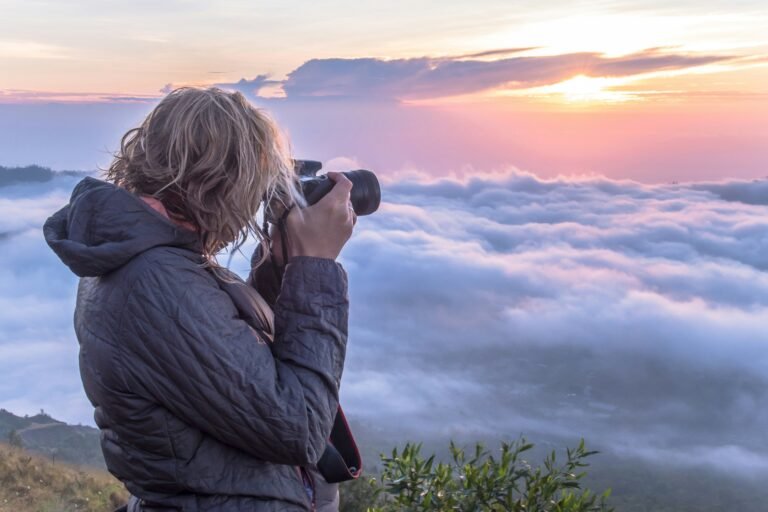 Photografer at Mount Batur — Mount Batur Sunrise Trekking
